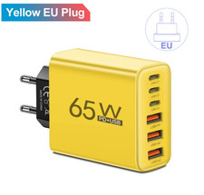 Chargeur Rapide de Téléphone USB Type C 6 Ports 65W Adaptateur Polyvalent