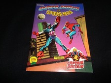 COMICS ALBUM ARTIMA COLOR GEANT CAPTAIN AMERICA ET SPIDER-MAN + CAPTAIN BRITAIN