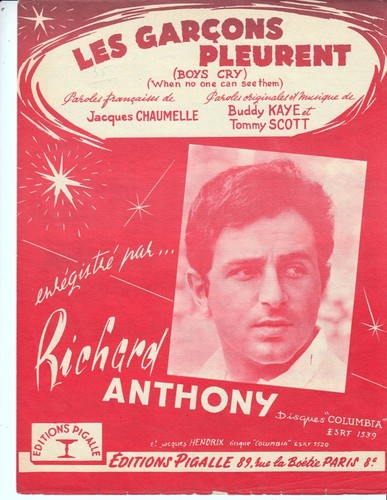Partition richard anthony - ,