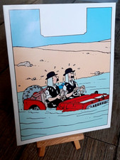 Hergé T.L & Tintin - Ancien cahier - Pays Or Noir, Dupondt -Jamais utilisé-1990