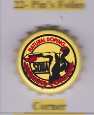 Pin's Folies *** Corner en 3 D original Capsule boisson Natural doping soda