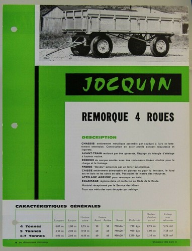 Prospectus brochure remorque - prospectus,