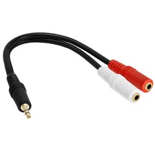 3.5mm Stereo Audio Y Splitter
