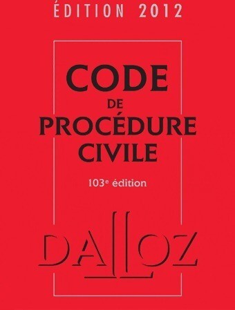 Code procédure civile - de, 2012