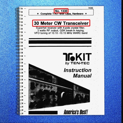 Ten tec 1330 meter cw - ten,
