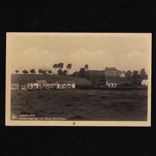 Cpa Belgique / Asquillies / Panorama et le Vieux Château