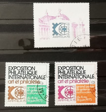 Timbres France 1975 lot de 3