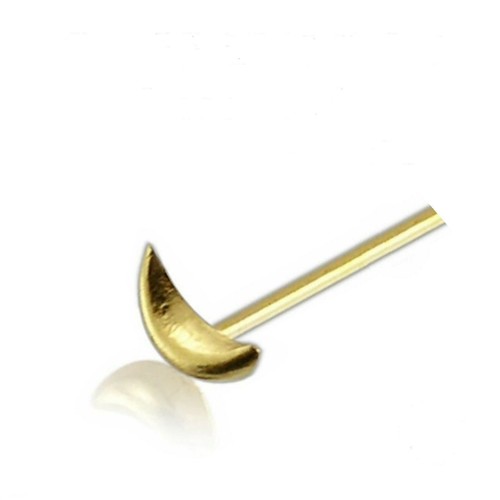 Croissant lune piercing - croissant, or