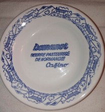 Ancien cendrier  publicitaire CASINO   " DOMANOT   "  beurre pasteurisé