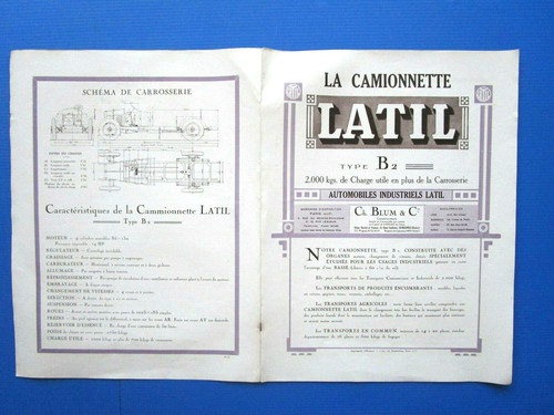 Latil type camionnette - latil,