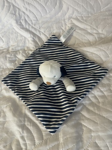Doudou peluche chien bleu - peluche,