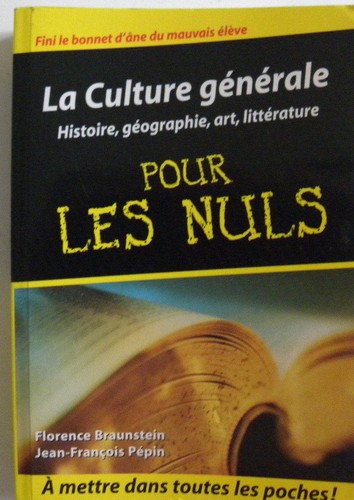 Livre culture générale - la,