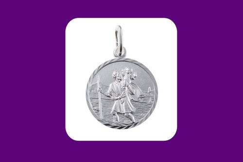 Pendentif saint christophe - saint,
