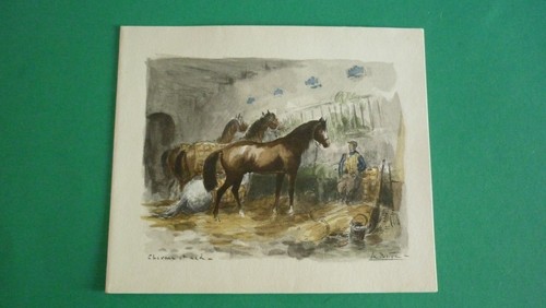 Aquarelle reproduction carte - aquarelle,