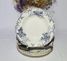 4 assiettes à soupe en