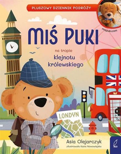 Miś puki tropie - tropie, klejnotu