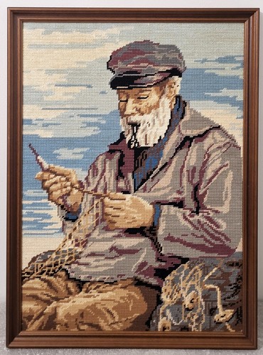 Tableau ancien grand canevas - tableau,