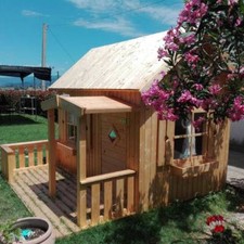 Maisonnette bois cabane - maisonnette,