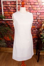 Robe Mini Vintage Originale Années 60 Blanche Simple Robe De Mariée Disco 42