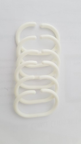 Crochet blanc rideau douche - de,