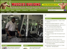 Muscle Build Nutrition & Training Store Site Web Installation gratuite +...