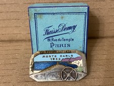 Automobilia Épinglette Boutonnière Enamel Rallye Monte Carlo 1932 Fraisse Demey