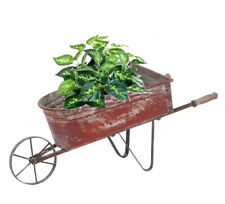 DÉCO DE JARDIN BROUETTE À