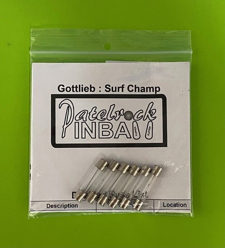 Gottlieb pinball machine fuse - gottlieb,