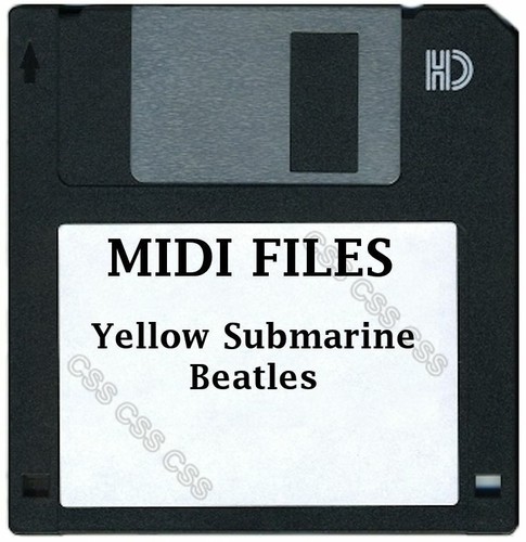Midi files yellow - files,