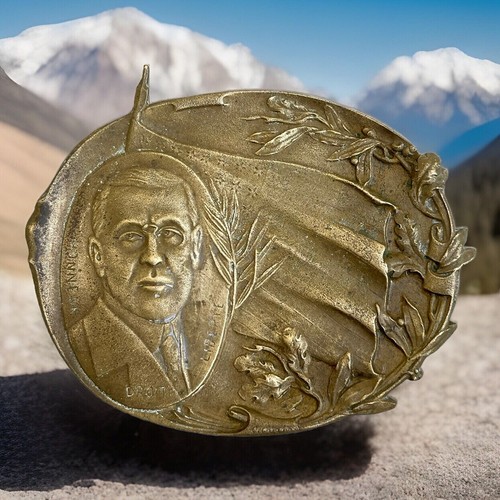 Plaque commémorative bronze - plaque,