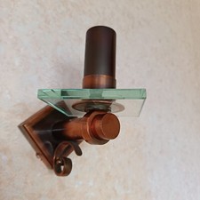 APPLIQUE LAMPE ART DECO VERRE ET CUIVRE DLG PERZEL