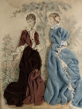 La Mode Illustrée. Gravure en