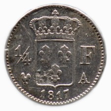 1/4 FRANC 1817 A - FRANCE -
