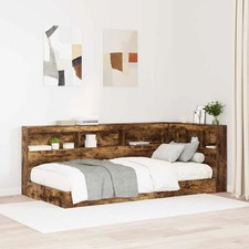 Tête de lit de rangement avec étagère Bois d'ingénierie moderne chambre vidaXL v