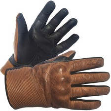 Bus Drifter Gant Marron Gants de Moto Cuir de Chèvre Urbain