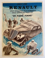 Affiche publicitaire vintage