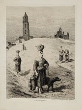 Armand QUEYROY (Vendôme 1830 - Moulins 1893) Au bourg de Batz (Batz-sur-mer)