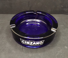 Cendrier en verre bleu - Vins