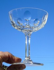 Saint Louis - Coupe à champagne en cristal taillé, service Vic