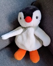 965?Sac a Dos Peluche Doudou Range Pyjama Pingouin JEMINI 28cm