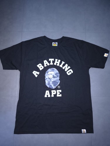 Bathing ape black shirt - bathing, t-shirt