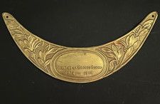 Ancienne plaque de casque
