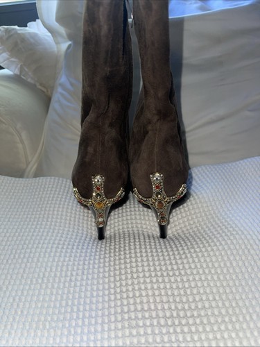 Gianmarco lorenzi brown suede - gianmarco,