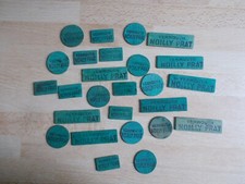 26 jetons de cartes en bois