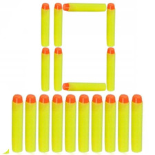 NEUF Nerf flèches de rechange N Strike Elite 10 pièces jaune jouet munitions ...