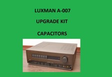 Amplificateur stéréo LUXMAN A-007 KIT de réparation - tous les condensateurs