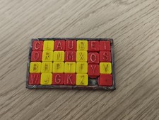 Jouet ancien alphabet rétro
