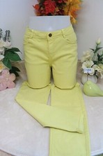 Vêtement occasion femme : Jeans Slim jaune " Zara " - T : 42 *