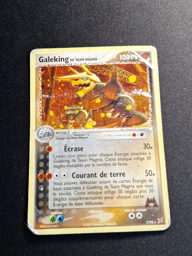 Galeking holo ex team - ex,