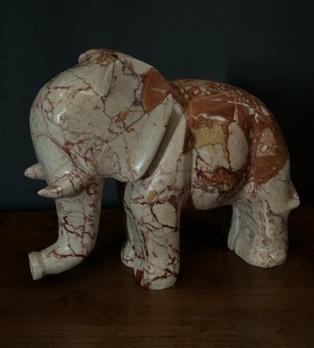 Eléphant marbre inde - marbre,
